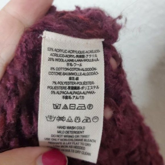 Free People Baltic Fair Isle Sweater in Berry Combo - Picture 6 of 11